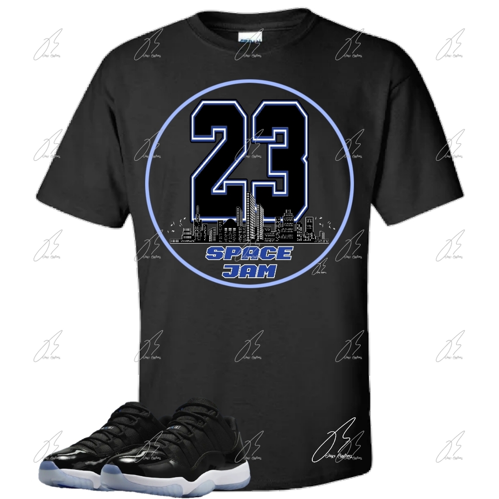 Jordan 11 Space Jam Matching Shirt,23 Unisex Graphic Tee,Best Gift,Mens